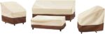 loriano Patio Furniture Cover Set, 4 Piece Outdoor Furniture Cover Waterproof, 600D Heavy Duty Lawn Patio Set Covers (Large) - Image 6