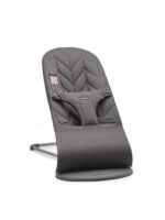 BabyBjörn Bouncer Bliss, Sand Gray, Woven, Classic Quilt | 2-in-1 Adjustable Baby Bouncer Seat and Toddler Chair, Newborn to Toddler (8-29 lbs), 4 Positions, Lightweight & Portable - Image 3