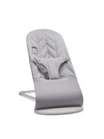 BabyBjörn Bouncer Bliss, Sand Gray, Woven, Classic Quilt | 2-in-1 Adjustable Baby Bouncer Seat and Toddler Chair, Newborn to Toddler (8-29 lbs), 4 Positions, Lightweight & Portable - Image 16