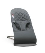BabyBjörn Bouncer Bliss, Sand Gray, Woven, Classic Quilt | 2-in-1 Adjustable Baby Bouncer Seat and Toddler Chair, Newborn to Toddler (8-29 lbs), 4 Positions, Lightweight & Portable - Image 5