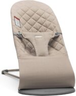 BabyBjörn Bouncer Bliss, Sand Gray, Woven, Classic Quilt | 2-in-1 Adjustable Baby Bouncer Seat and Toddler Chair, Newborn to Toddler (8-29 lbs), 4 Positions, Lightweight & Portable - Image 25