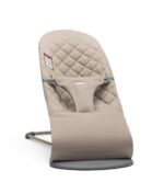 BabyBjörn Bouncer Bliss, Sand Gray, Woven, Classic Quilt | 2-in-1 Adjustable Baby Bouncer Seat and Toddler Chair, Newborn to Toddler (8-29 lbs), 4 Positions, Lightweight & Portable - Image 8