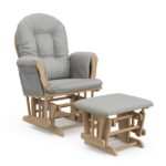 Storkcraft Premium Hoop Glider & Ottoman (Natural/Beige) — GREENGUARD Gold Certified Nursery Glider, Solid Wood Craftsmanship, Smooth-Gliding Nursery Chair and Ottoman, Award-Winning - Image 12