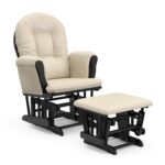 Storkcraft Premium Hoop Glider & Ottoman (Natural/Beige) — GREENGUARD Gold Certified Nursery Glider, Solid Wood Craftsmanship, Smooth-Gliding Nursery Chair and Ottoman, Award-Winning - Image 14