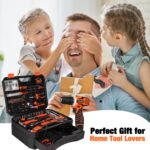 255-Piece Tool Set - Tool Kit with 12V Cordless Drill Driver, Toolbox Storage Case with Drawer, General Household Drill Set for DIY Projects, Home Repairs, Handyman - Image 9