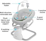 Graco Soothe My Way with Removable Rocker, Madden - Versatile Baby Swing & Portable Rocker - Image 7