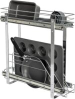 Household Essentials Chrome-Plated Steel Dual-Tier Slide-Out Organizer - Image 18