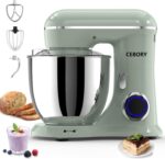 CEBORY 3-IN-1 Electric Stand Mixer, 6.5QT Bowl 660W 10-Speed Kitchen Mixer, Household Food Mixers include Dough Hook, Beater and Whisk, Bread Cake Mixer for Baking and Most Home Cooks, Black - Image 7