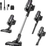 Eureka Cordless Vacuum - 20.3kPa Powerful Suction, Detachable Battery, Up to 50-Min, 5.5 lbs Lightweight, 5-Stage HEPA Filtration for allergies, Ideal for Pet Hair & Hardwood & Carpet, ReactiClean 410