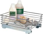 Household Essentials Chrome-Plated Steel Dual-Tier Slide-Out Organizer - Image 14