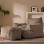 Gericco Giant Plush Bean Bag Chair for Adults with Armrests - Oversized Comfy Green Beanbag Lounge Lazy Floor Sofa Accent Chair for Living Room, Bedroom & Dorm, Cozy Fluffy Single Cloud Mini Couch - Image 6
